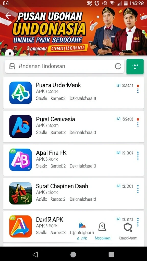 Screenshot menunjukkan karakter utama dengan latar belakang menawan.