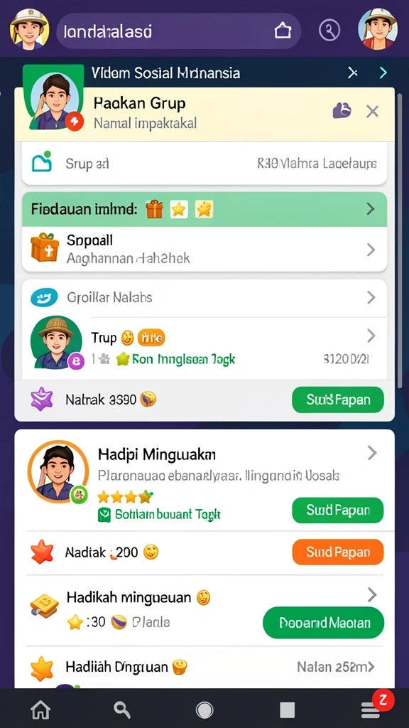Momen dalam game yang penuh aksi dan keseruan.