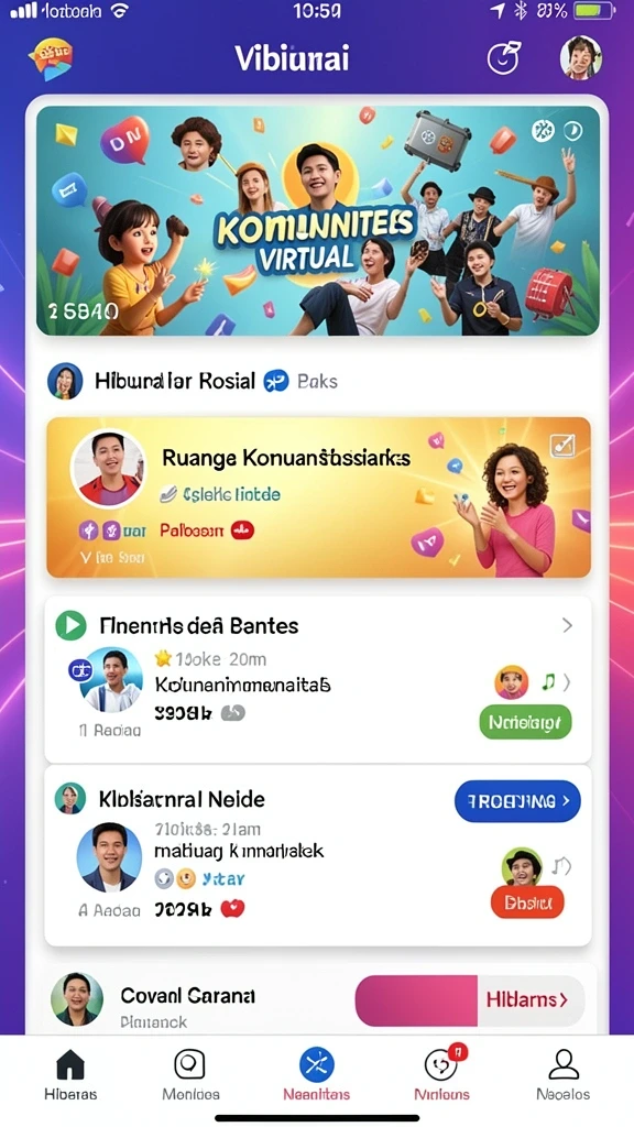 Momen seru saat berkolaborasi dengan teman-teman.
