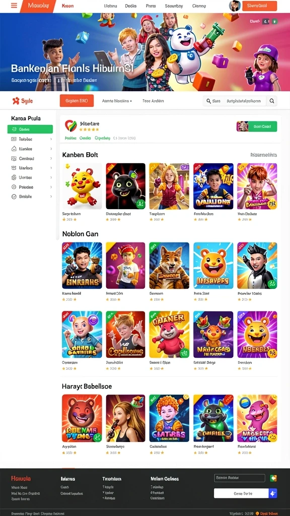 Karakter-karakter unik yang dapat dipilih.