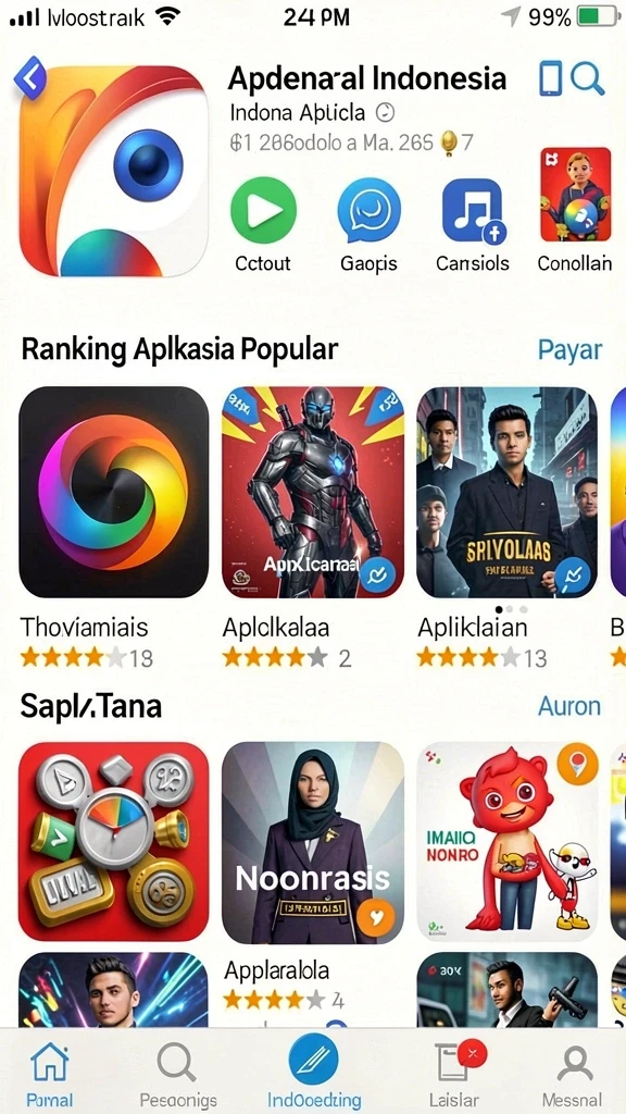 Tampilan antarmuka yang menarik dan user-friendly.
