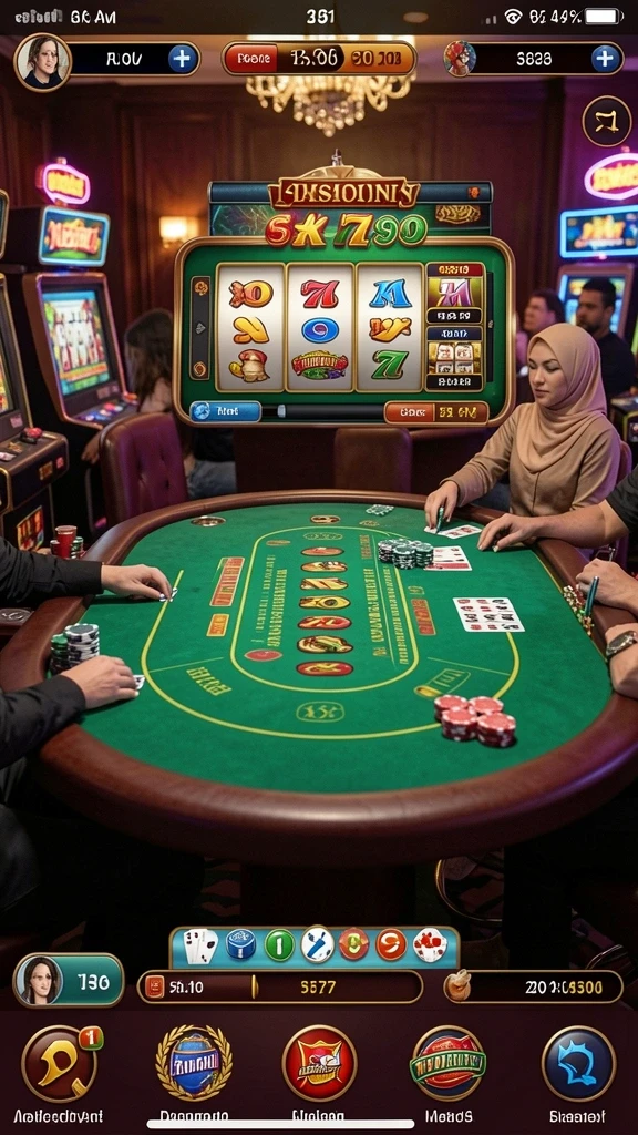 Karakter pemain dalam misi epik yang menantang.