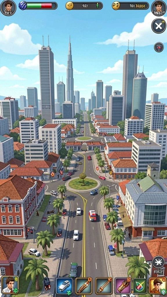 Grafis yang memukau saat menjelajahi dunia game.