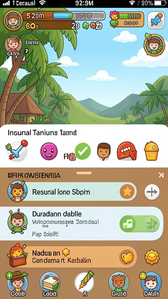 Momen aksi seru yang penuh tantangan.