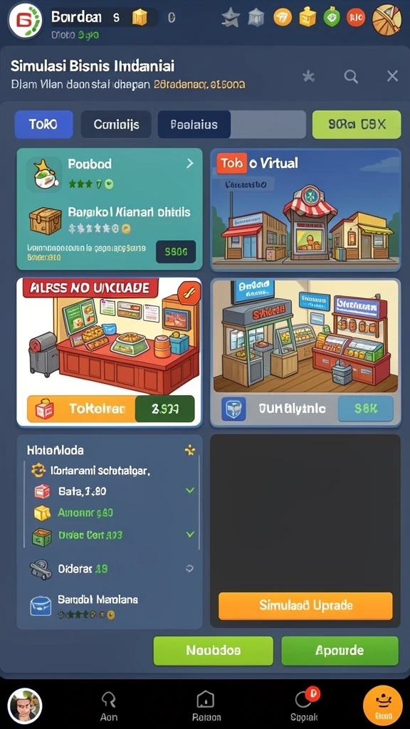 Fitur multiplayer yang memungkinkan interaksi sosial.