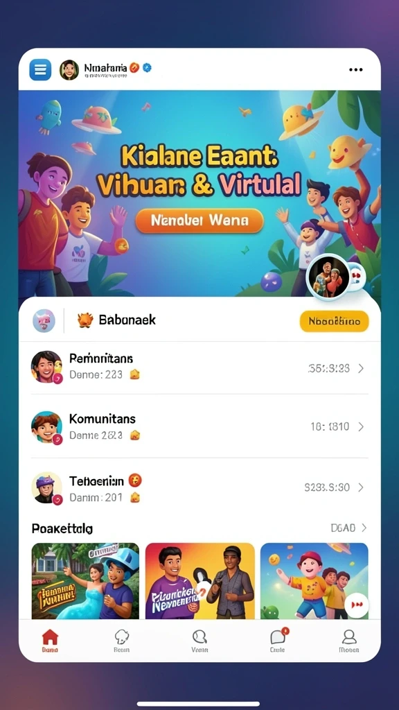 Tampilan awal game yang menakjubkan.