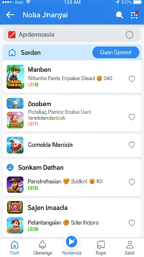 Tangkapan layar menampilkan dunia fantasi yang luas dan indah.