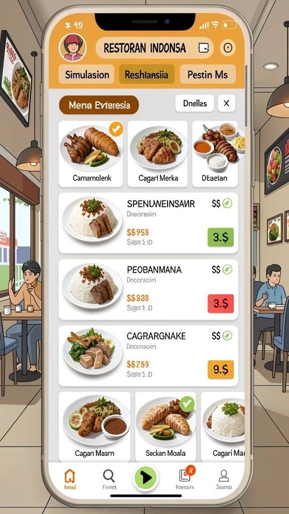 Tampilan antarmuka yang menarik dan mudah dinavigasi.
