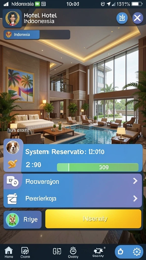 Tampilan awal aplikasi KENZO188 yang menarik.