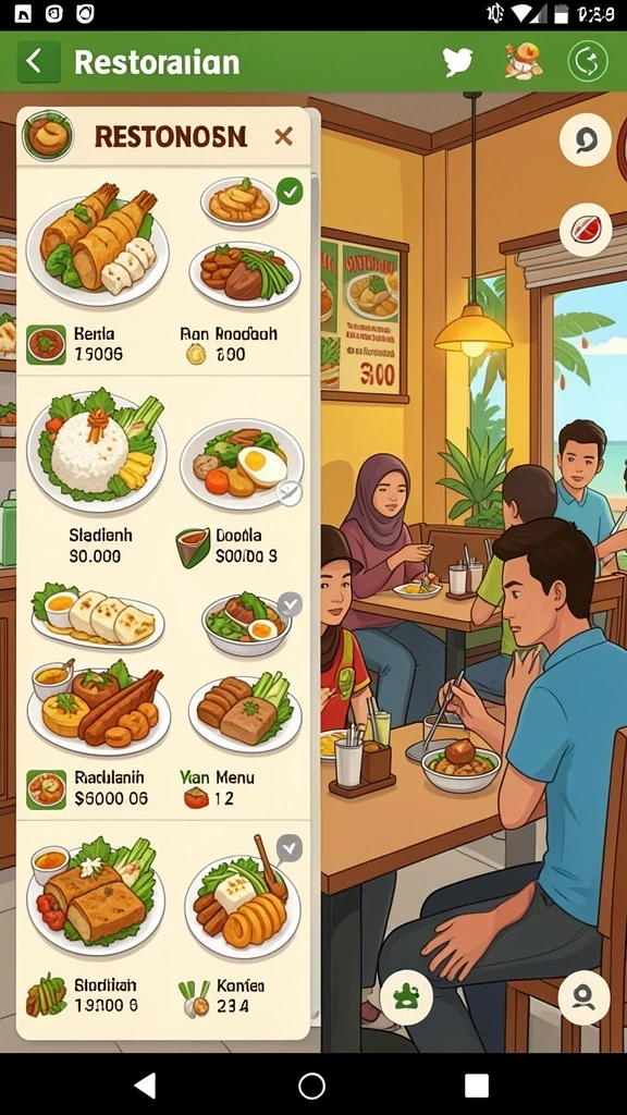 Screenshot dari mode permainan multiplayer yang seru.