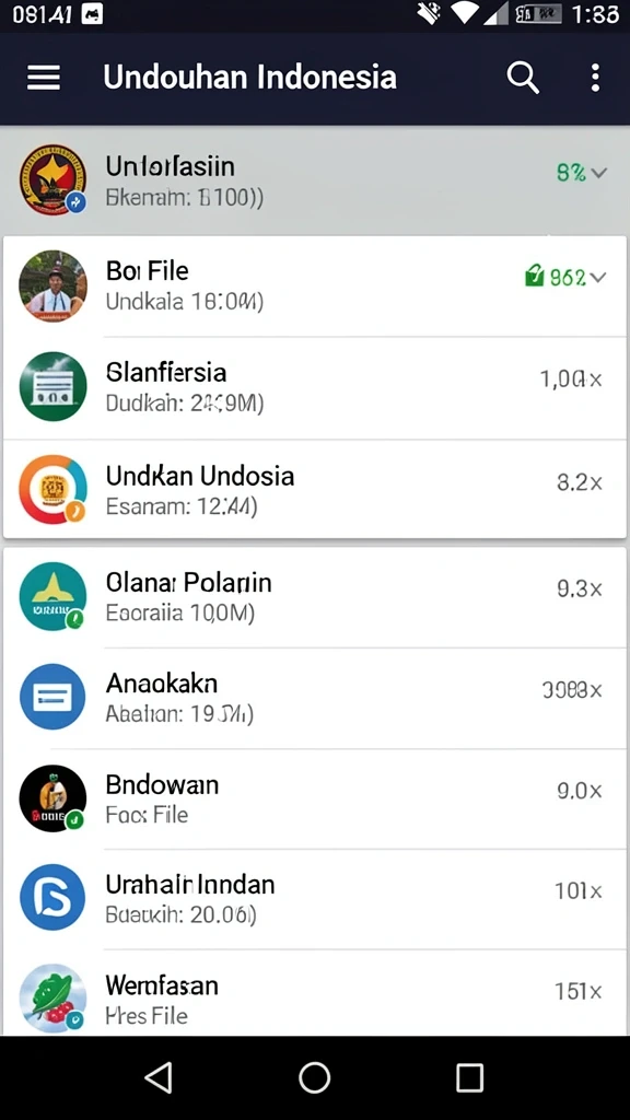 Berbagai pilihan permainan menarik dalam satu aplikasi.