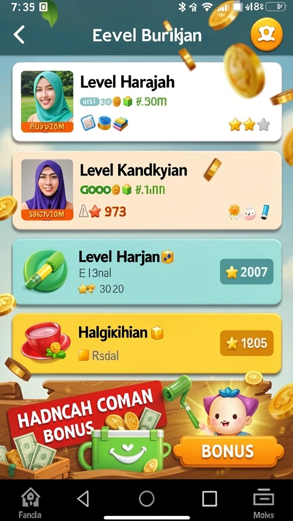 Tangkapan layar menampilkan aksi seru dalam permainan.