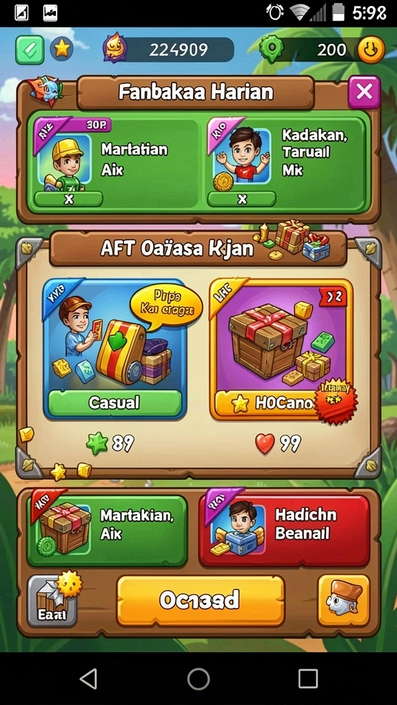 Fitur bonus yang meningkatkan kesempatan menang.