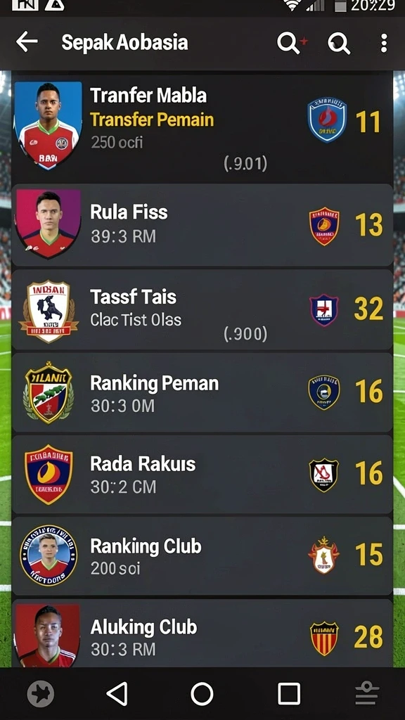 Pemandangan grafis yang memukau dalam permainan.
