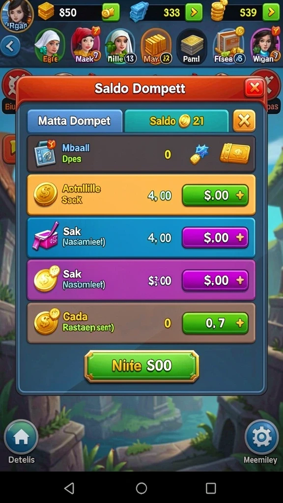 Screenshot aplikasi MONTANA88 menampilkan antarmuka utama yang atraktif.