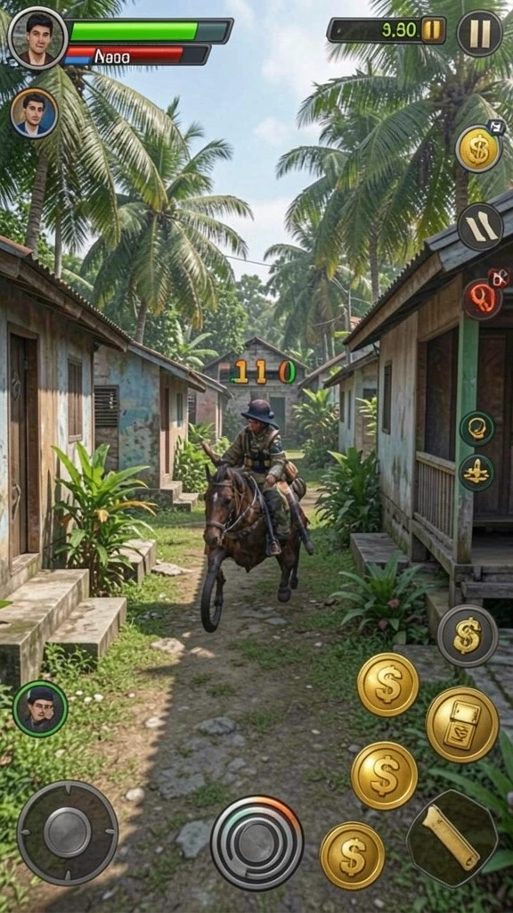 Screenshot menampilkan variasi permainan yang tersedia.