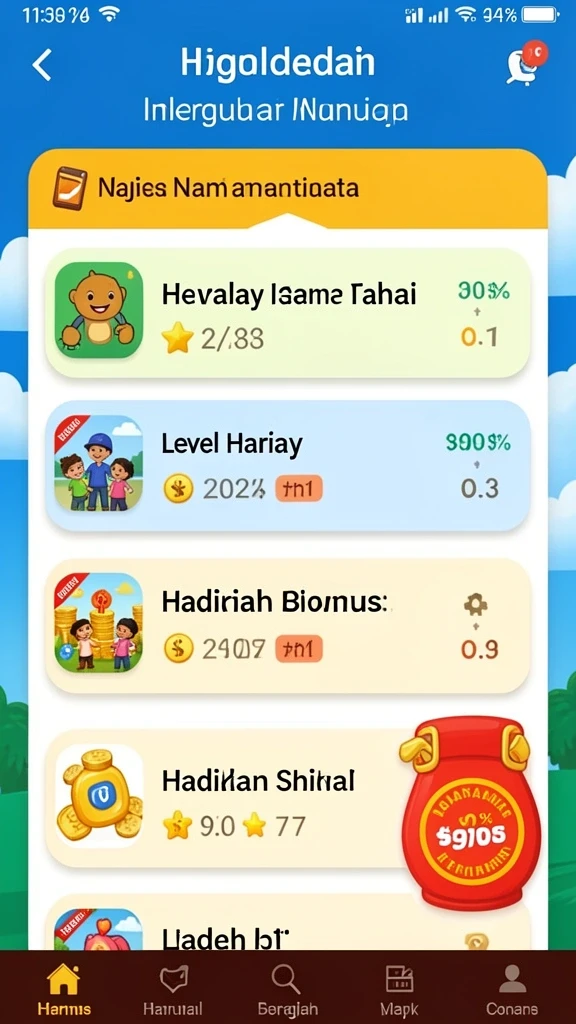 Tampilan awal game OKIDR yang menarik dan user-friendly.