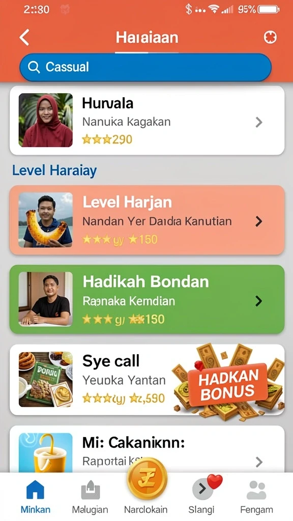 Promo menarik yang meningkatkan peluang menang.