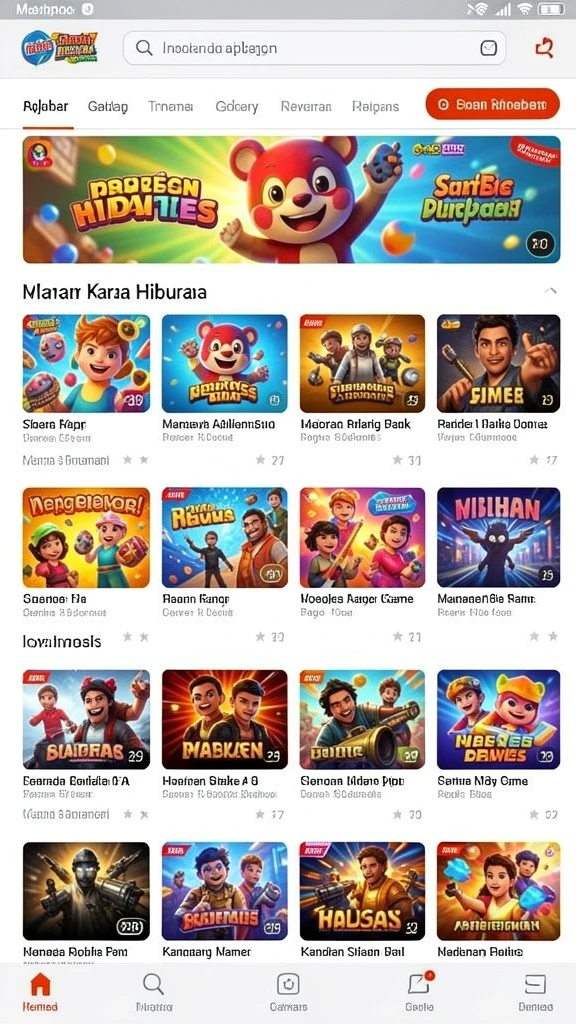 Tampilan antarmuka yang menarik dan mudah digunakan.