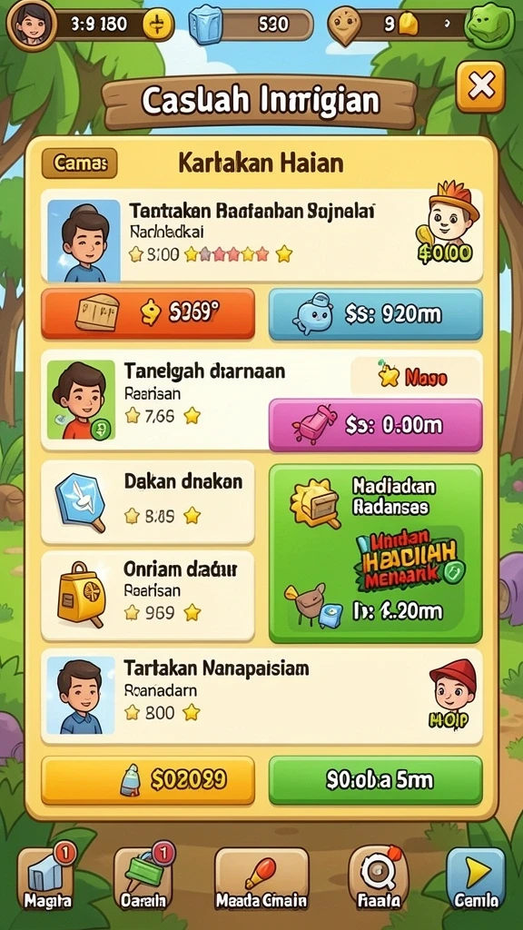 Tampilan antarmuka pengguna yang menarik.