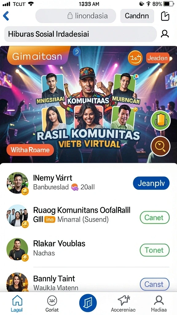 Gameplay seru dengan berbagai karakter unik.
