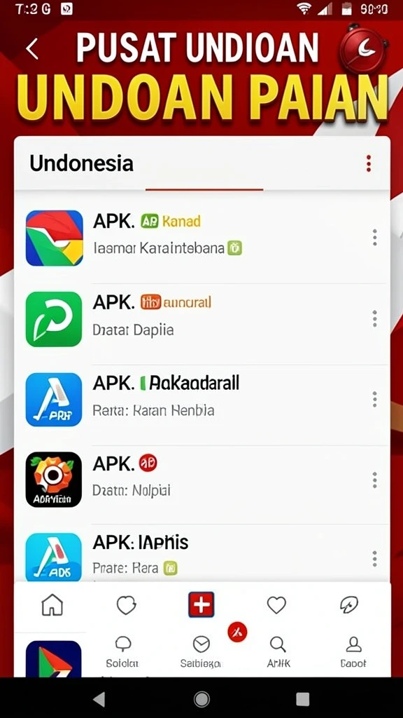 Antarmuka aplikasi yang user-friendly dan menarik.