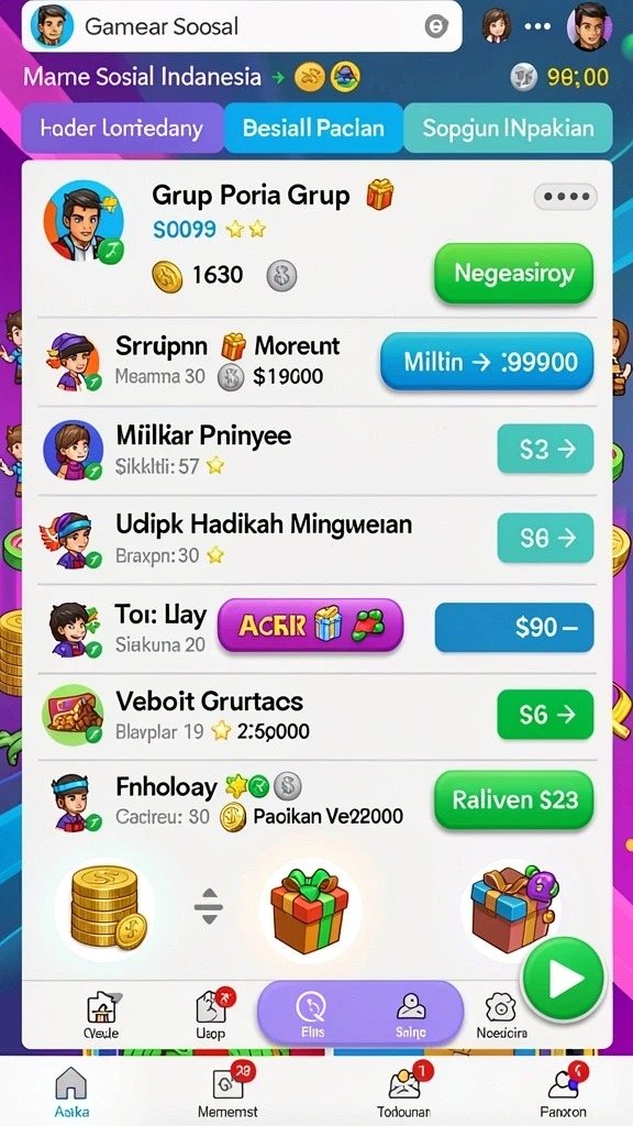 Screenshot 1: Tampilan karakter kustomisasi yang menarik.