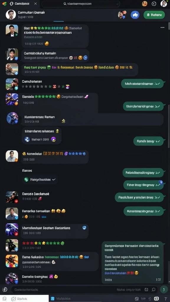 Tampilan karakter yang menawan dan penuh warna.