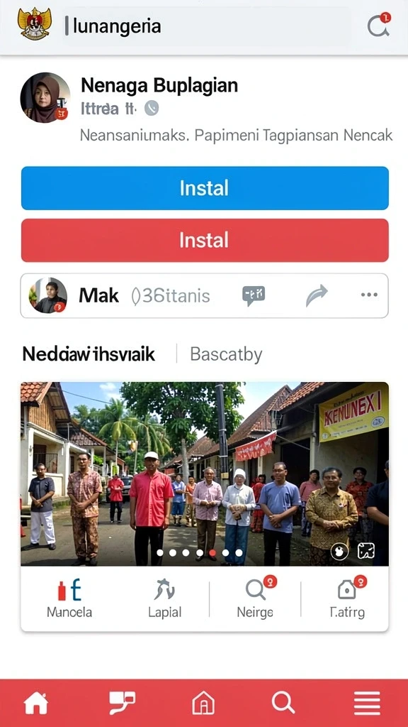Menu permainan yang beragam dan mudah diakses.