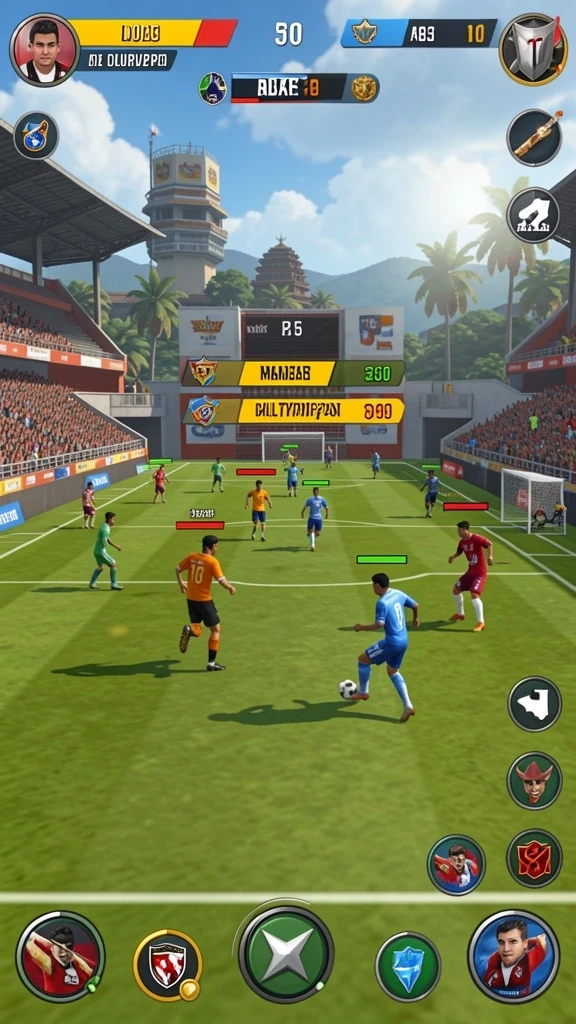 TANGKAPAN LAYAR 2: Antarmuka gameplay yang responsif.
