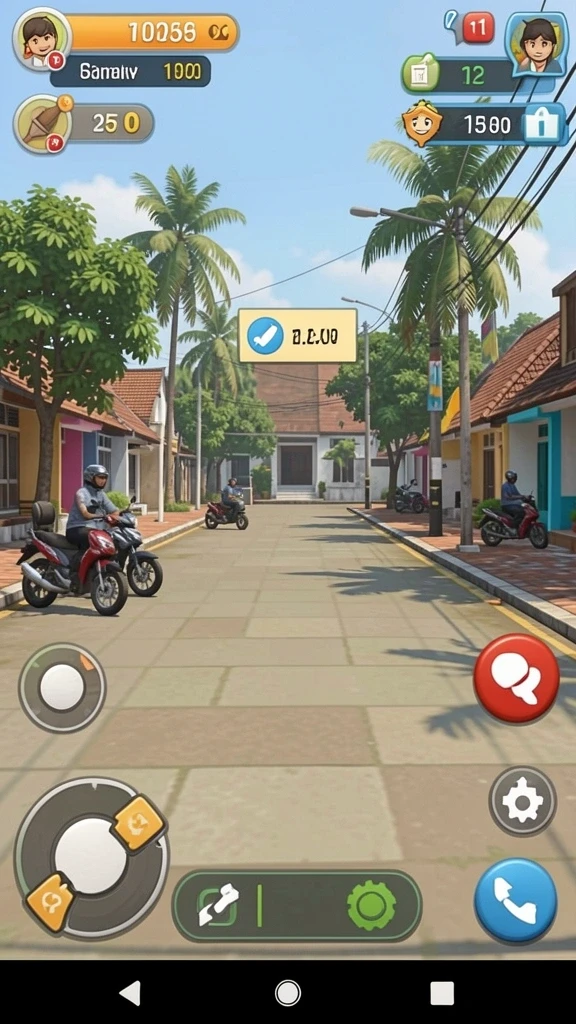 Level menantang dengan latar yang menakjubkan.