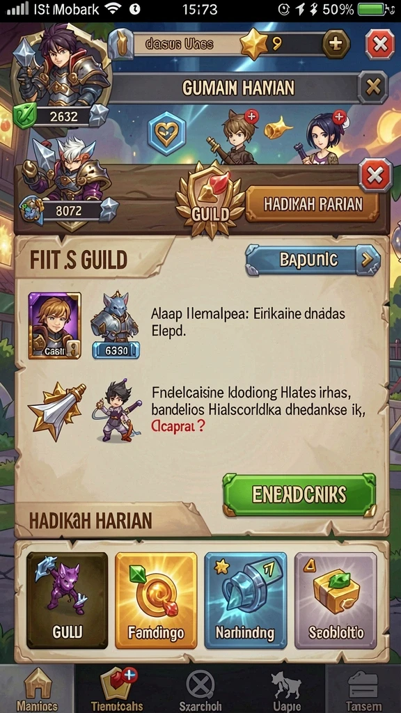 Screenshot yang menampilkan karakter utama dalam misi.