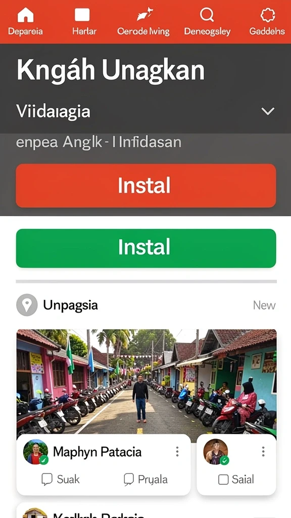 Tangkapan layar dari salah satu lokasi menakjubkan dalam game.