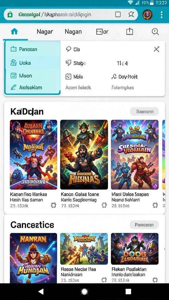 Tampilan antarmuka yang user-friendly.