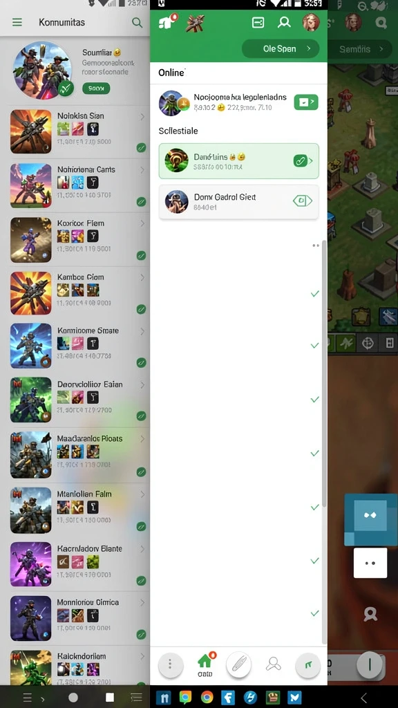 Pemandangan indah dari dunia fantasi yang ada di dalam game.